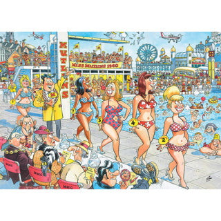 Merkloos sans marque wasgij puzzel retro topmodellen 1000 stukjes