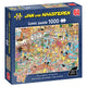 Jan van haasteren jvh puzzel op hete kolen 1000 stukjes