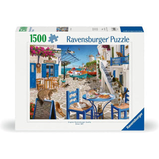 Ravensburger legpuzzel katten van mykonos - 1500st.