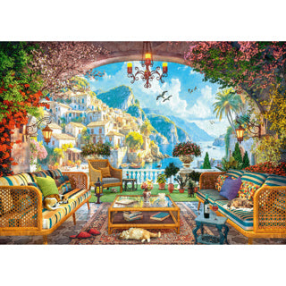 Ravensburger legpuzzel mediterraan terrasuitzicht - 1000st.