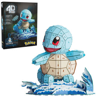 4d build , pokémon squirtle, 3d-modelset, pokémon-verzamelobjecten, kanto-starterverzameling, bureaudecoratie, bouwspeelgoed, 3d-puzzels, 180 stukjes