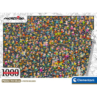 Imp clementoni puzzel ossible mordillo | 2 stuks