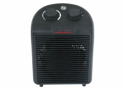 Abi ventilatorkachel 2000w zwart 2 standen