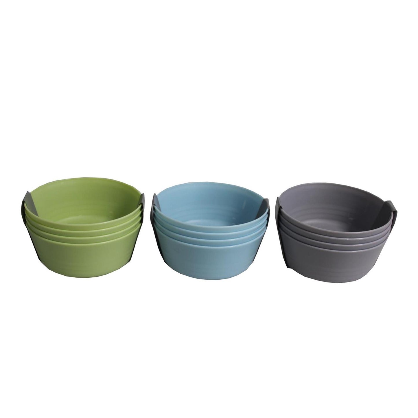 Schaaltje kunststof ø12xh5cm set a 4