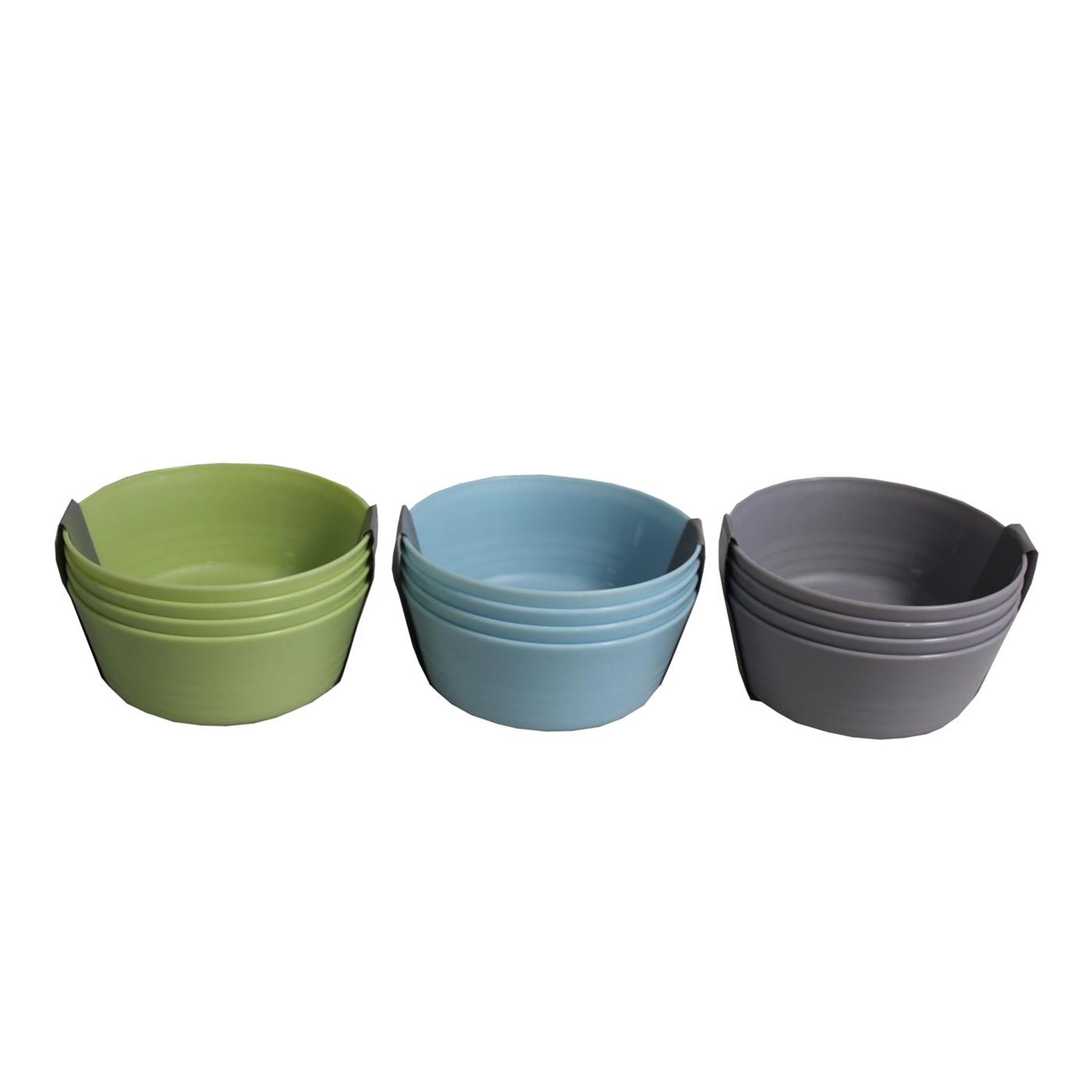 Schaaltje kunststof ø12xh5cm set a 4