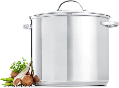 Deksi soeppan met glasdeksel 10l ø26cm