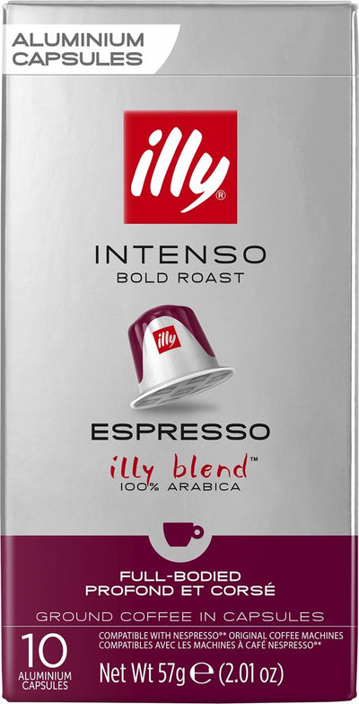 Illy espresso intenso koffiecups - 10x 10 stuks - 100 koffiecups