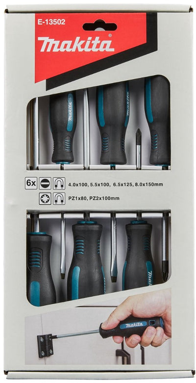 Makita accessoires makita e-13502 schroevendraaierset 6-delig pz sl