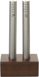 Wmf peper- en zoutstel - rvs en acaciahout - 15 cm - elegant design - duurzaam - handmatig