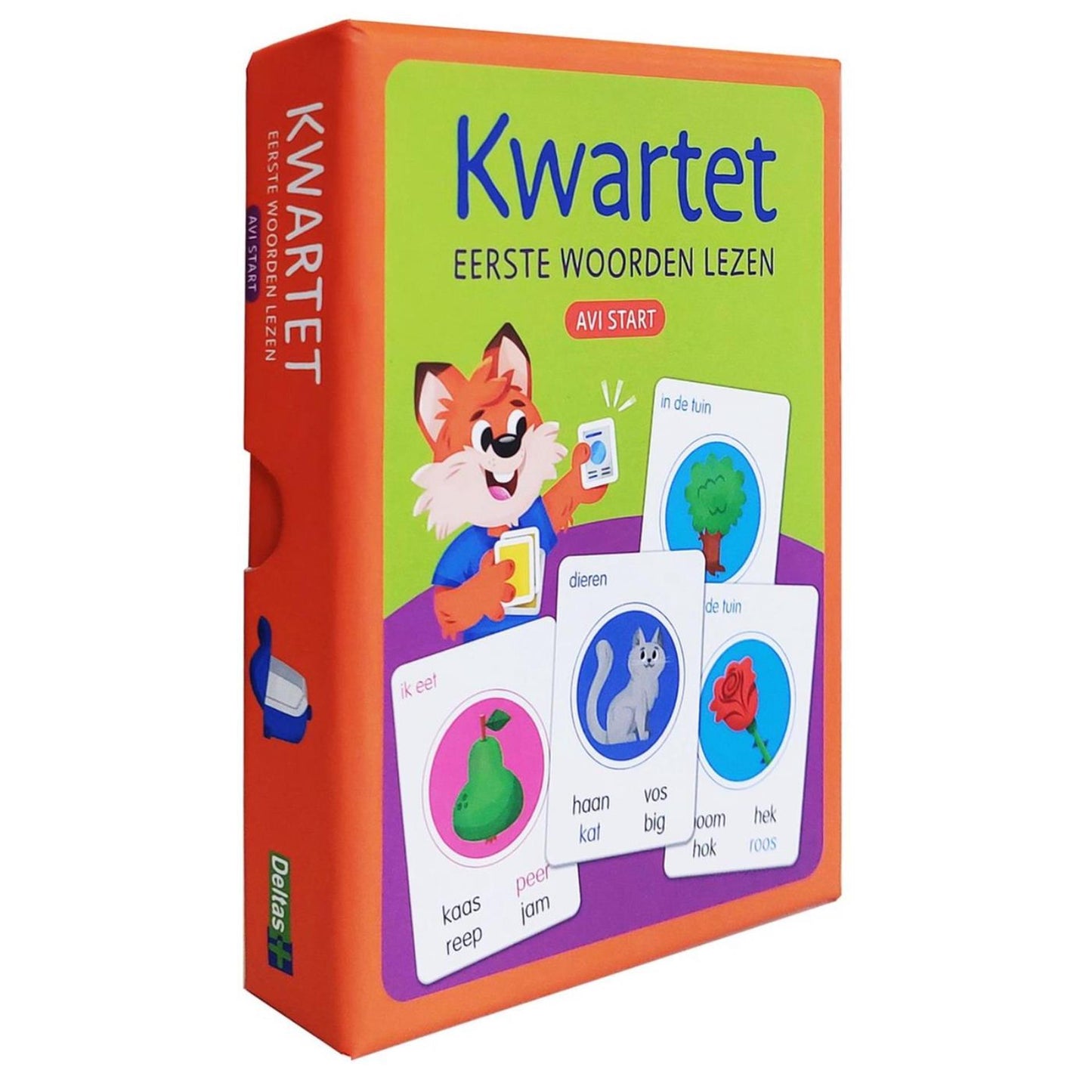 Deltas kwartet - eerste woorden lezen (avi start)