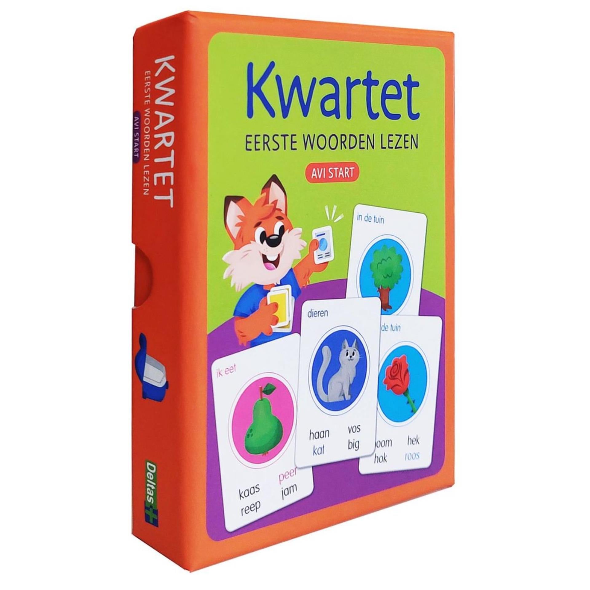 Deltas kwartet - eerste woorden lezen (avi start)