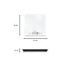 Soehnle keukenweegschaal page comfort 400 - digitaal - extra groot weegvlak - 1 gram nauwkeurig - tot 10 kg - wit