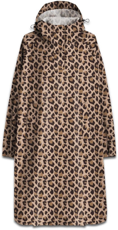Reisenthel mini maxi raincoat - regenjas - oversized - waterdicht - one size - leo macchiato bruin