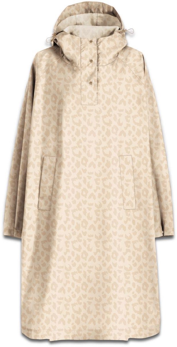 Reisenthel mini maxi raincoat - regenjas - oversized - waterdicht - one size - leo vanilla beige one size