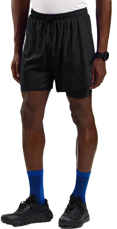 Odlo zeroweight 5 inch 2-in-1 hardloopshort 2.0 - mannen - - l