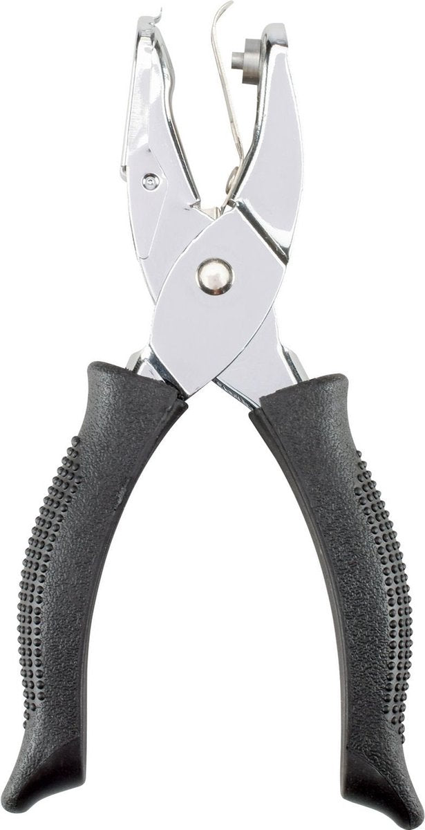Vaessen creative pons - ponstang cirkel - ø 3 mm - zwart - ergonomische grip