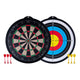 Dubbelzijdig magnetisch dartboard incl 6 pijlen