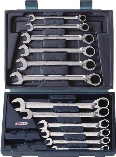 Ks tools ratschenschlüsselsatz gearplus set of ratchet wrenches ks-tools