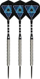 Faver dartpijlenset 85% tungsten - complete set - zwart – 22 gram - 6 flights