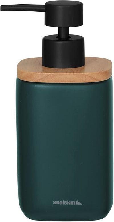 Sealskin mind - zeepdispenser 200 ml vrijstaand - donkergroen