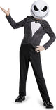 Disguise disney - nightmare before kerstmis, kostuum jack skellington classic, maat m (7-8 jaar), jongens