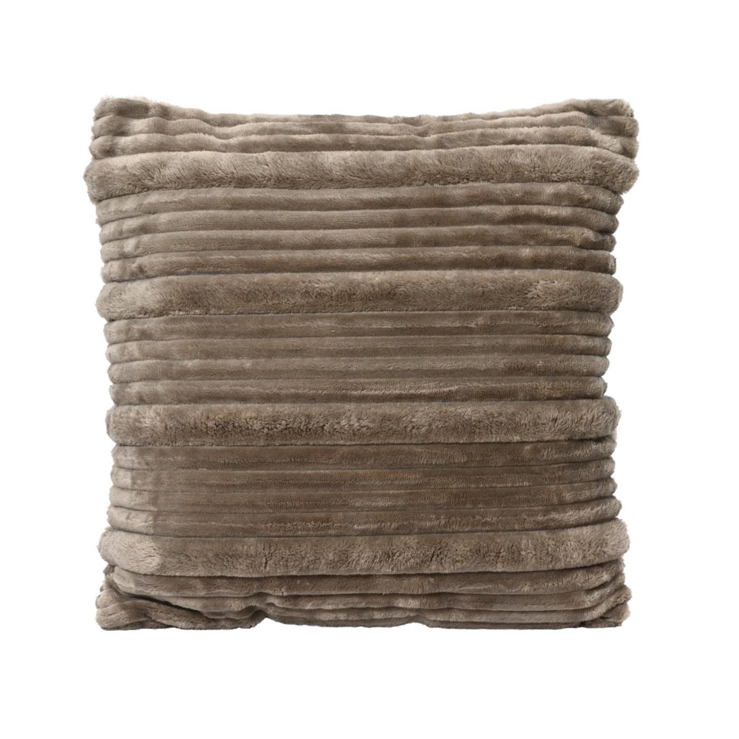 Decoris sierkussen polyester grijs 45x45cm