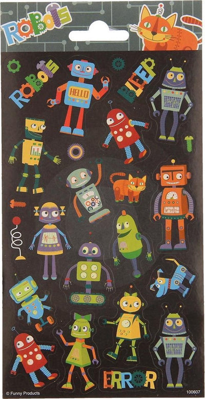Thimbletoys stickers robots