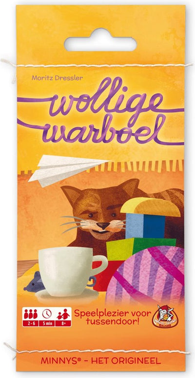 White goblin games - minnys: wollige warboel - familiespel - 2 tot 6 spelers - 5 minuten - vanaf 8 jaar