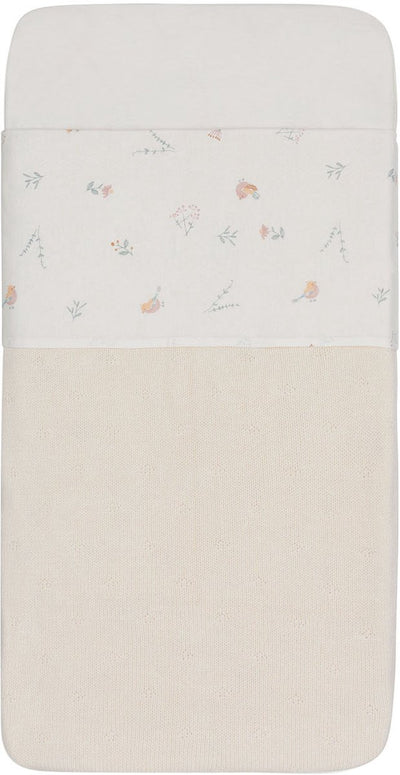 Jollein - baby laken wieg - 75x100cm - babybed - katoen - lovely birds