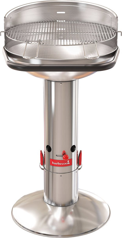 Barbecook loewy 50 - houtskool bbq barbecue - grilloppervlak 47.5cm - incl. windscherm, bbq rooster en asopvangpot - rvs
