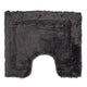 Wicotex toiletmat uni donker grijs 50x60cm