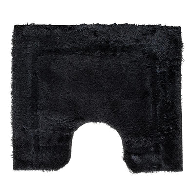 Wicotex toiletmat uni zwart 50x60cm