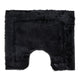 Wicotex toiletmat uni zwart 50x60cm