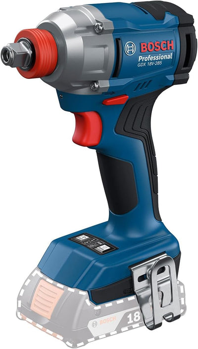 Bosch blauw gdx 18v-285 accu slagschroevendraaier slagmoeraanzetter body | exclusief accu's en lader - 06019n2120
