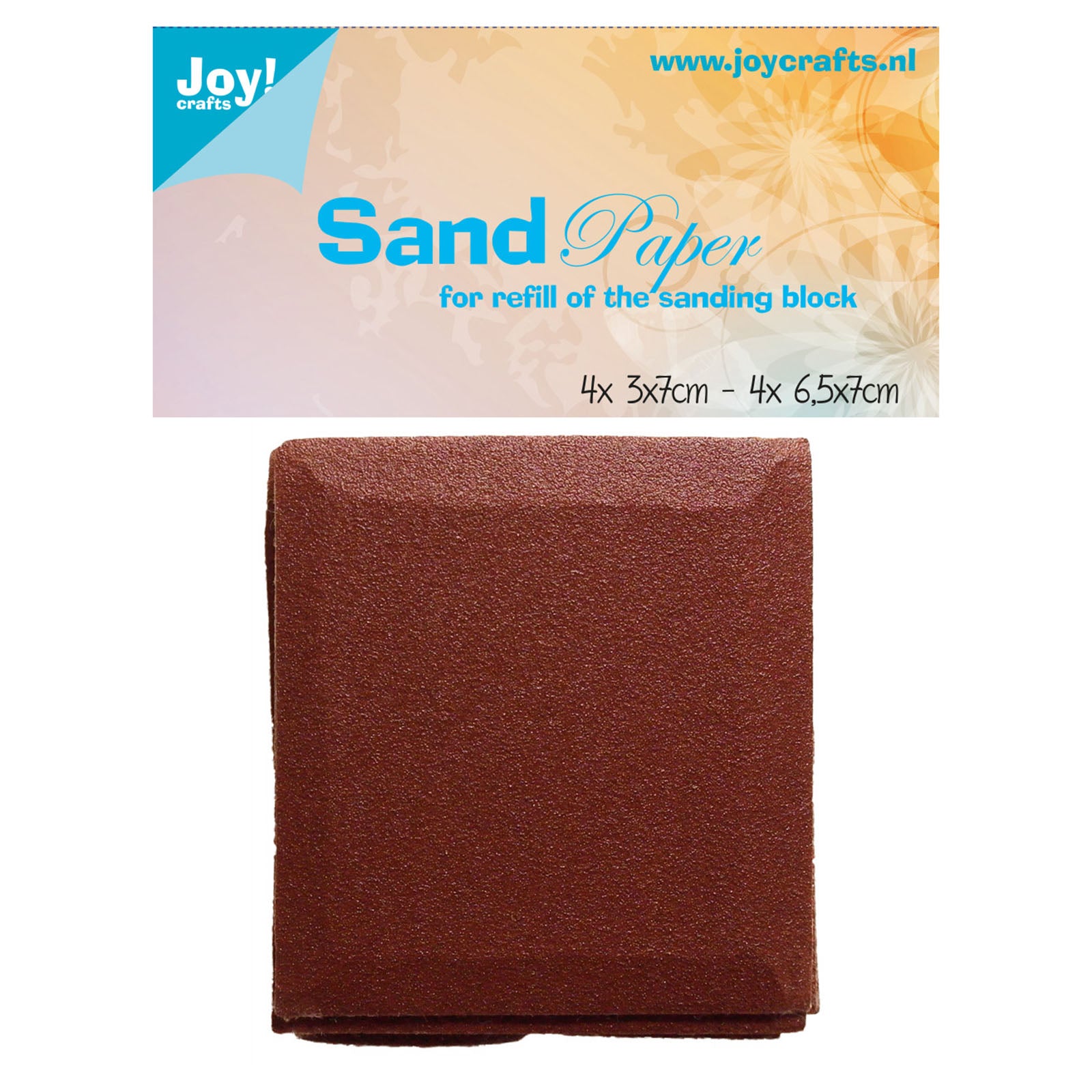 Joy!crafts • navulling schuurpapier voor schuurblokje 8pcs