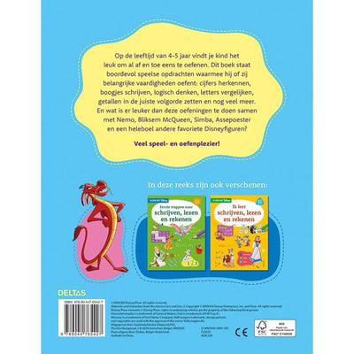 Deltas disney ik leer met - schrijven, lezen en tellen (4-5 j.)