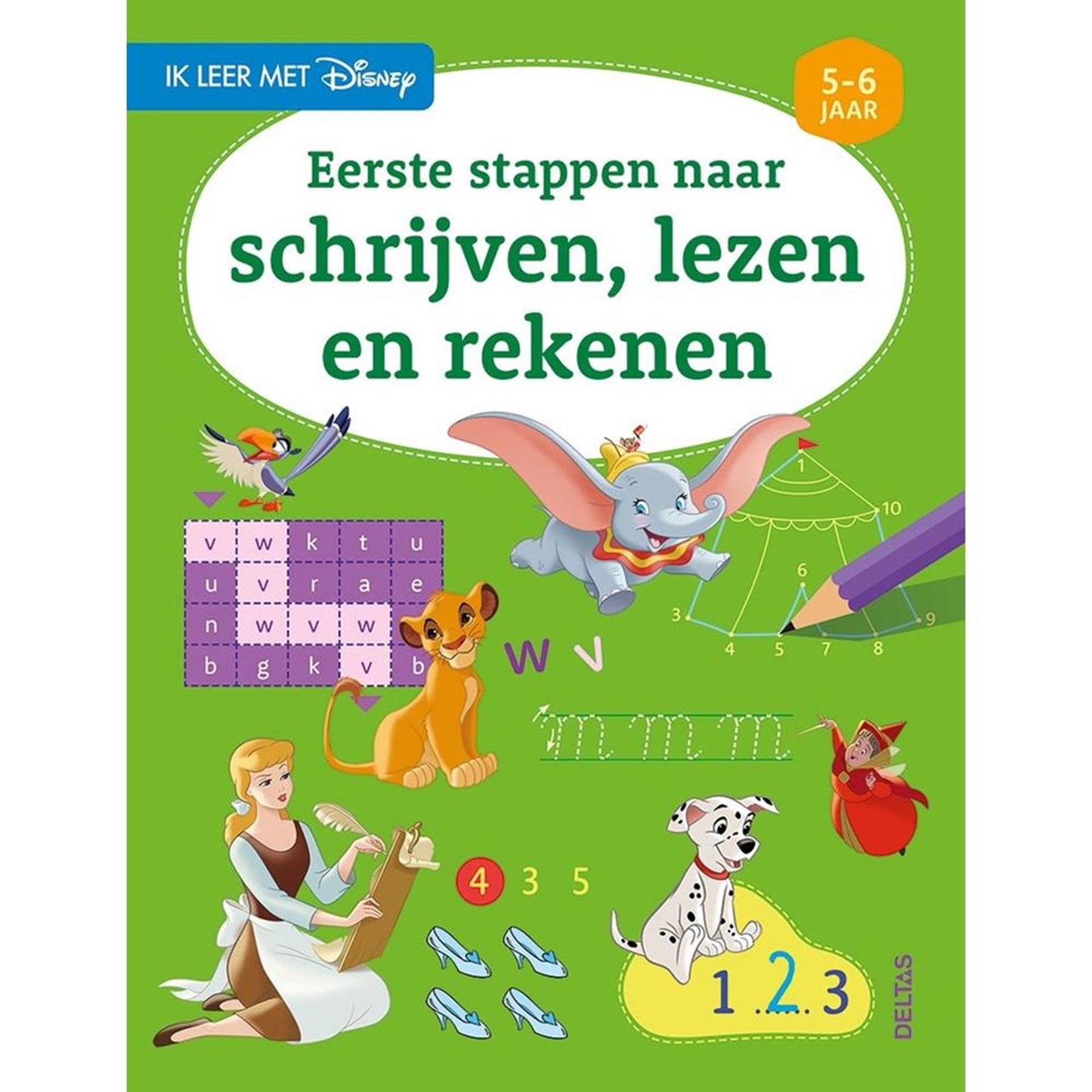 Deltas disney ik leer met schrijven, lezen en rekenen (5-6 j.)