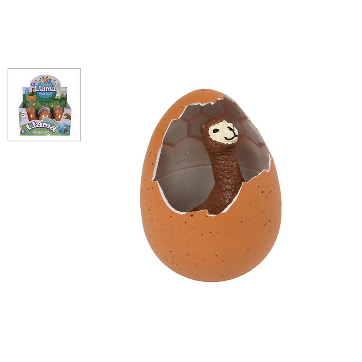 Jumbo ei met groeiende alpaca 11cm