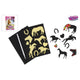 Horse friends scratch stickers