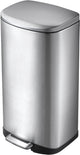 Eko - della pedaalemmer 35 liter - stainless steel plastic - mat rvs - prullenbak