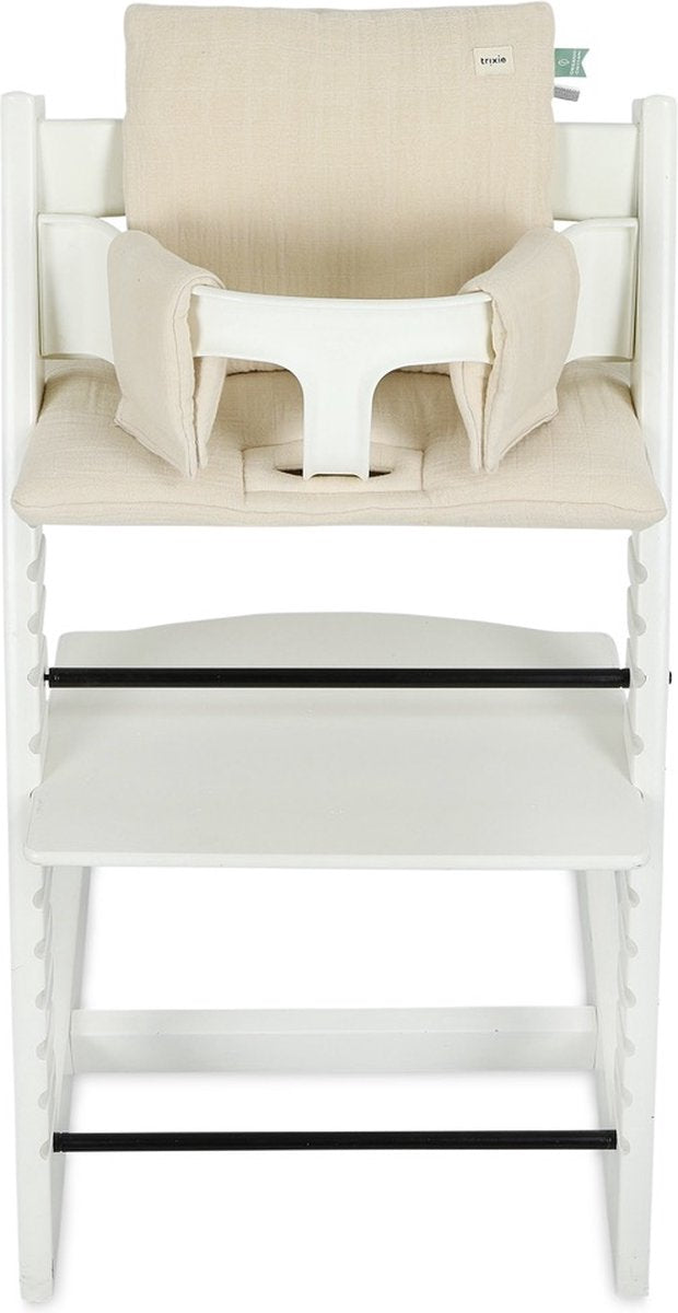 Trixie stoelverkleiner - bliss beige - perfect voor stokke tripptrapp - eetstoelkussen - beige