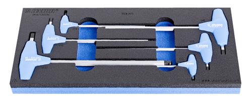 Unior inlay t-greep inbussleutelset 964 13sos