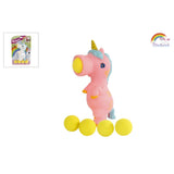 Unicorn shooter met 5 balletjes 16cm - afbeelding 1