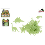 Dinoworld glow in the dark dino's 24 stuks in doosje - afbeelding 1