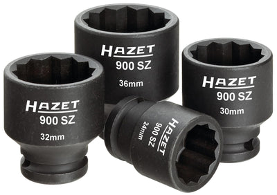 Hazet steckschlüsselsatz 900sz 4 machine plug-in set 1 2 6-edge