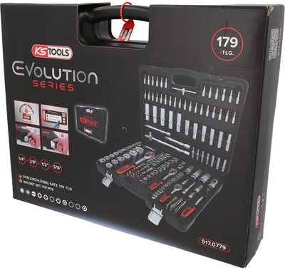 Ks tools steckschlüsselsatz evolution socket wrench set 179tlg.