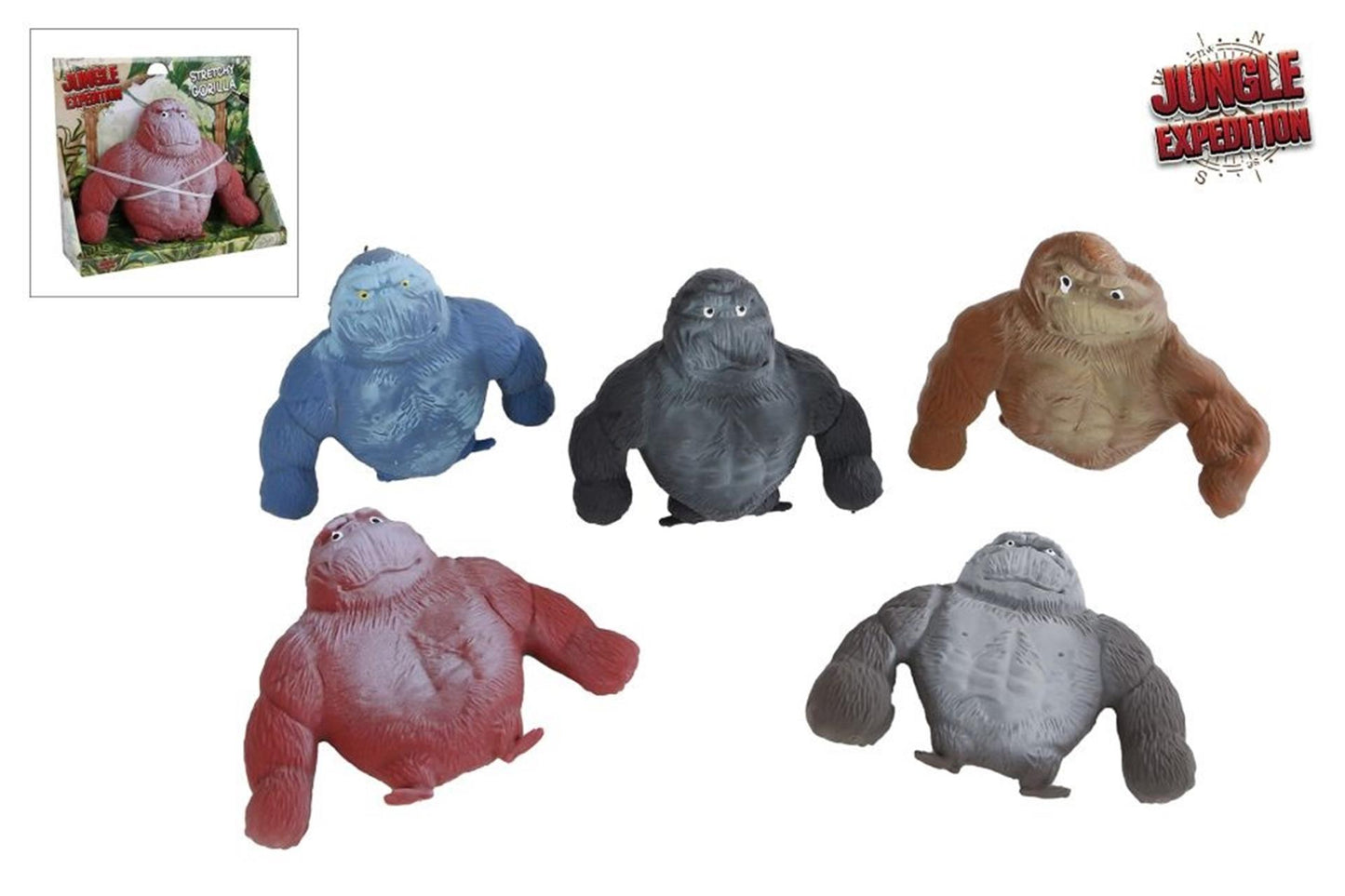 Jungle expedition strech gorilla 12cm