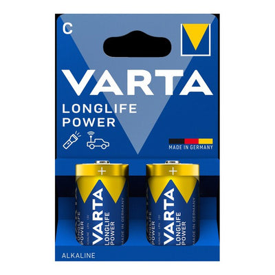 Varta longlife c alkaline batterijen lr14 (6x2 stuks)