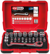 Ks tools dopsleutel set bit-rate 31tlg. - afbeelding 2