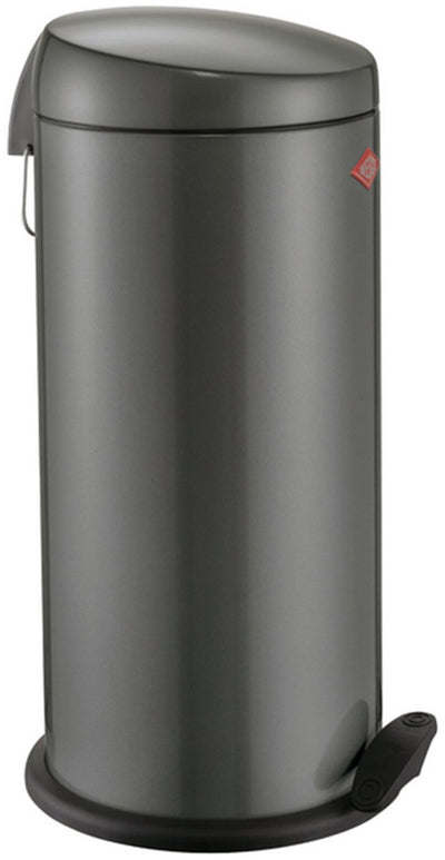 Wesco capboy maxi prullenbak | pedaalemmer | 22 liter | metaal - mat grafiet | afvalemmer - made in germany